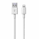 WK WDC-117 3A 8 Pin Fast Charging Charging Cable, Length: 1.2m (White) - 1