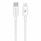 WK WDC-108 20W Type-C / USB-C to 8 Pin PD Fast Charging Cable , Length: 1.2m (White) - 1
