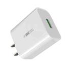 WK WP-U112 18W Single USB Fast Charging Travel Charger Power Adapter, CN Plug(White) - 1
