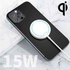 WK WP-U92 15W Ultra Thin Magnetic Wireless Charger with Indicator Light (White) - 1