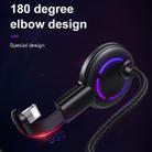 Mcdodo CA-5950 Razer Series 180 Degree Elbow Design Gaming 8 Pin to USB Cable with 7 Colors Breathing Light, Length: 1.2m(Black) - 13