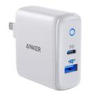 ANKER A2626 33W PowerPort PD USB-C / Type-C Interface + PowerIQ 2.0 USB-A Interface Wall Charger, US Plug(White) - 1