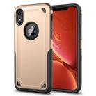 Shockproof Rugged Armor Protective Case for  iPhone XR(Gold) - 1