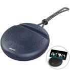 ZEALOT S24 Portable Stereo Bluetooth Speaker with Lanyard & Mobile Card Slot Holder, Supports Hands-free Call & TF Card (Dark Blue) - 1