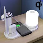 WS6 10W 2 USB Ports + USB-C / Type-C Port Multi-function Desk Lamp + Qi Wireless Charging Charger (White) - 1