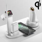 WS7 10W 2 USB Ports + USB-C / Type-C Port Multi-function Desk Lamp + Qi Wireless Charging Charger (White) - 1