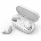 TWS-M1 TWS Bluetooth Earphone with Magnetic Charging Box, Support Memory Connection & Call & Battery Display Function(White) - 1