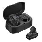 A7 TWS Bluetooth 5.0 Twin Wireless Bluetooth Earphone with Charging Box, Support Call(Black) - 1