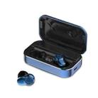 A6 TWS Bluetooth 5.0 Touch Wireless Bluetooth Earphone with Charging Box & LED Smart Digital Display, Support Voice Assistant & Memory Connection & HD Call(Blue) - 2