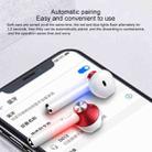D012 TWS Bluetooth 5.0 Wireless Bluetooth Earphone with Charging Box, Support Voice Prompt & Power Display & HD Call(Red) - 9
