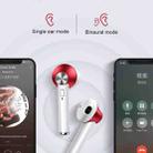D012 TWS Bluetooth 5.0 Wireless Bluetooth Earphone with Charging Box, Support Voice Prompt & Power Display & HD Call(Red) - 10