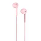 hoco M55 HIFI Sound Wired Control Earphone with Microphone (Pink) - 1