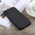 TOTUDESIGN Gingle Series Shockproof TPU+PC Case for iPhone X / XS (Black) - 1