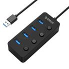 ORICO W9PH4-U3-V1 4 USB 3.0 Ports Faceup Design HUB with Individual Power Switches and LEDs - 1