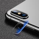 For iPhone XS / X mocolo 0.15mm 9H 2.5D Round Edge Rear Camera Lens Tempered Glass Film (Transparent) - 1