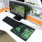 Extended Large Goliathus Pattern Gaming and Office Keyboard Mouse Pad, Size: 35cm x 28cm - 1