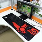 Extended Large Dragon Mantis Gaming and Office Keyboard Mouse Pad, Size: 90cm x 30cm - 1