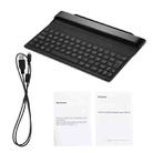 Lenovo Tab A10 BKC510 Ultra-slim Bluetooth Wireless Keyboard Tablet Case, Spanish Version(Black) - 8