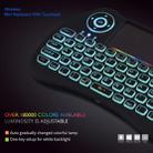 H9 2.4GHz Mini Wireless Air Mouse QWERTY Keyboard with Colorful Backlight & Touchpad for PC, TV(Black) - 7