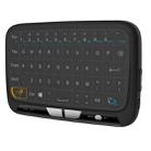 H18 2.4GHz Mini Wireless Air Mouse QWERTY Keyboard with Touchpad / Vibration for PC, TV(Black) - 2
