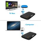 H18 2.4GHz Mini Wireless Air Mouse QWERTY Keyboard with Touchpad / Vibration for PC, TV(Black) - 10