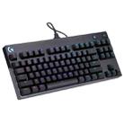 Logitech G Pro X Compact RGB Mechanical Wired Gaming Keyboard with Detachable Cable & GX Blue Clicky Key Axis(Black) - 1