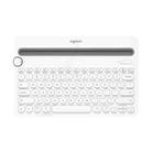 Logitech K480 Multi-device Bluetooth 3.0 Wireless Bluetooth Keyboard with Stand (White) - 1