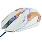 iMICE V6 LED Colorful Light USB 6 Buttons 3200 DPI Wired Optical Gaming Mouse for Computer PC Laptop(White) - 2