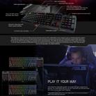 ASUS Claymore USB 2.0 RGB Backlight Detachable Wired Mechanical Red Switch Gaming Keyboard with Detachable Cable - 9