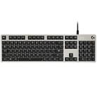 Logitech G413 USB 2.0 Mechanical Wired Gaming Keyboard with Button Backlight Function, Length: 1.8m(Silver) - 1