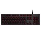 Logitech G413 USB 2.0 Mechanical Wired Gaming Keyboard with Button Backlight Function, Length: 1.8m(Black) - 1
