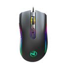 HXSJ A869RGB 7200 DPI Six-speed Adjustable 7-keys Macro Definition Programmable Colorful Light-emitting Wired Game Optical Mouse, Cable Length: 1.5m - 1