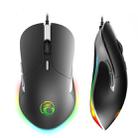 iMICE X6 Wired Mouse  6-button Colorful RGB Gaming Mouse(Black) - 1