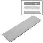 2 PCS Universal Dust-proof Wired Keyboard Cover Case for Apple / Microsoft(Silver Grey) - 1