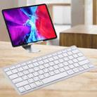 WB-8022 Ultra-thin Wireless Bluetooth Keyboard for iPad, Samsung, Huawei, Xiaomi, Tablet PCs or Smartphones, Ko Language Keys(Silver) - 1
