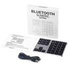 MC Saite MC-308BT 35 Keys Bluetooth Numeric Keyboard for Windows / iOS / Android(Grey) - 7