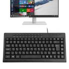 KB-301A Multimedia Notebook Mini Wired Keyboard, Arabic Version (Black) - 1