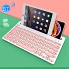 3381 Laptop Notebook Mute Wireless Bluetooth Keyboard (Pink) - 1