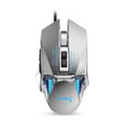 G535 Colorful Lighting Wired Macro Programming Mechanical Gaming Mouse (Silver) - 1