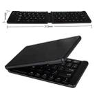 B05 USB Charging Portable Mini Folding Bluetooth Wireless Keyboard (Black) - 3