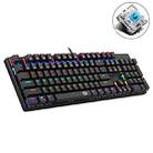 REDRAGON K208 LED Backlit Mechanical Gaming Wired Keyboard, Blue Shaft - 1
