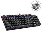 REDRAGON K208 LED Backlit Mechanical Gaming Wired Keyboard, Black Shaft - 1