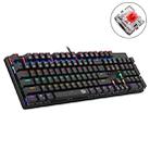 REDRAGON K208 LED Backlit Mechanical Gaming Wired Keyboard, Red Shaft - 1