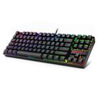 REDRAGON K552RGB RGB Lighting Mechanical Blue Shaft Gaming Wired Keyboard (Black) - 1