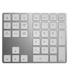 BT181 34 Keys Bluetooth Numeric Small Keypad (Silver) - 1