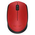 Logitech M170 1000DPI USB Wireless Mouse with 2.4G Receiver (Red) - 1