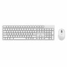 FOETOR EK783 Wireless Keyboard and Mouse Set (White) - 1