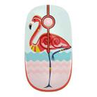 FOETOR i330h Water Transfer Pattern Wireless Mouse(Flamingo) - 1