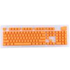 104 Keys Double Shot PBT Backlit Keycaps for Mechanical Keyboard(Orange) - 1