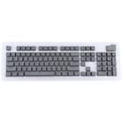 104 Keys Double Shot PBT Backlit Keycaps for Mechanical Keyboard (Grey) - 1